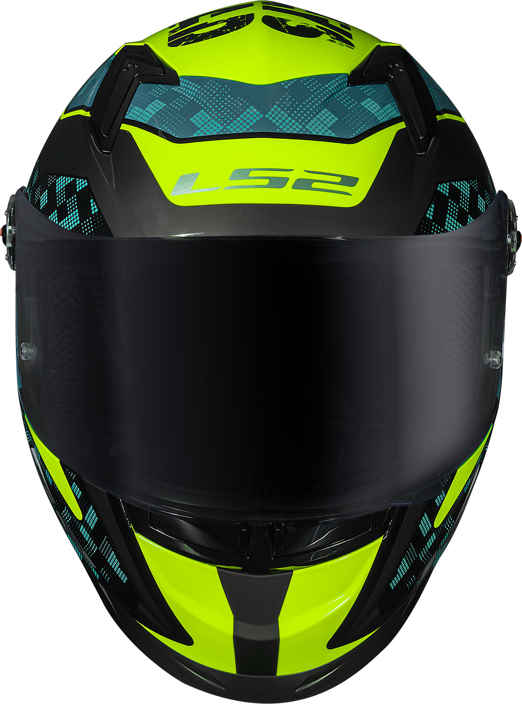 Capacete Ls2 ff358 S Striker Azul Amarelo