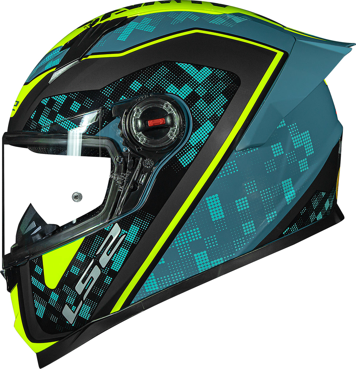 Capacete Ls2 ff358 S Striker Azul Amarelo
