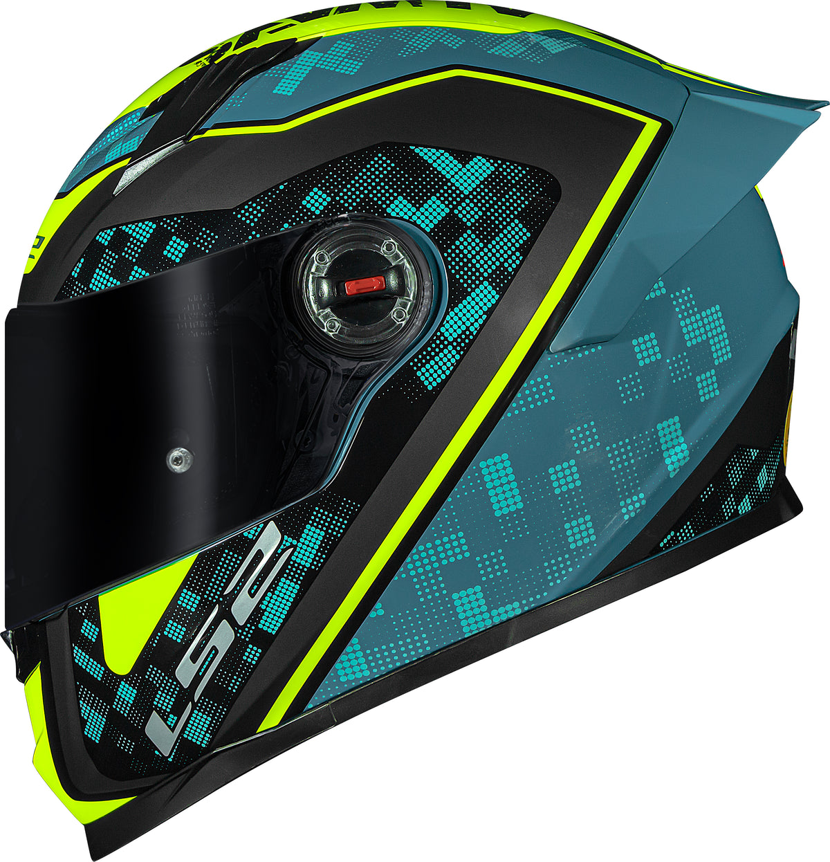 Capacete Ls2 ff358 S Striker Azul Amarelo