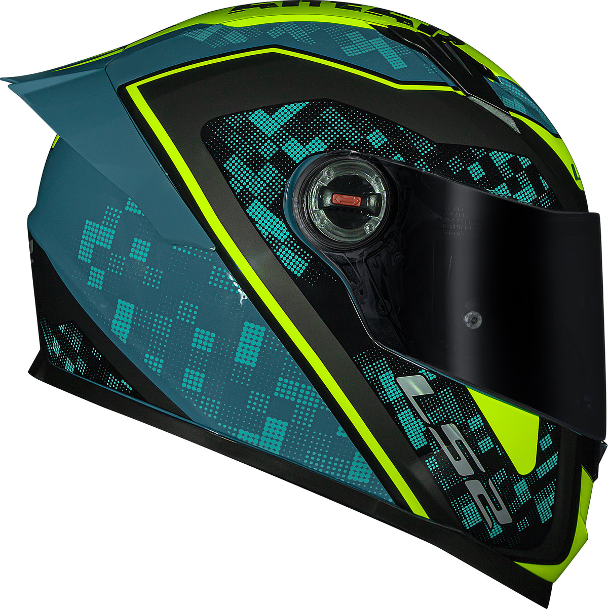 Capacete Ls2 ff358 S Striker Azul Amarelo