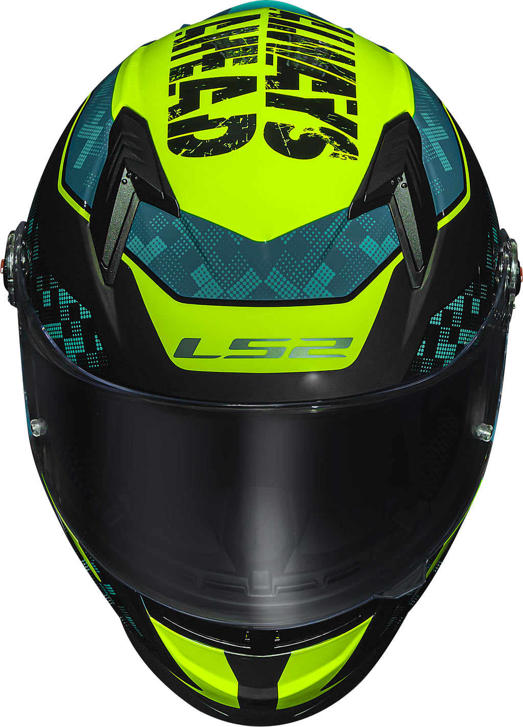 Capacete Ls2 ff358 S Striker Azul Amarelo