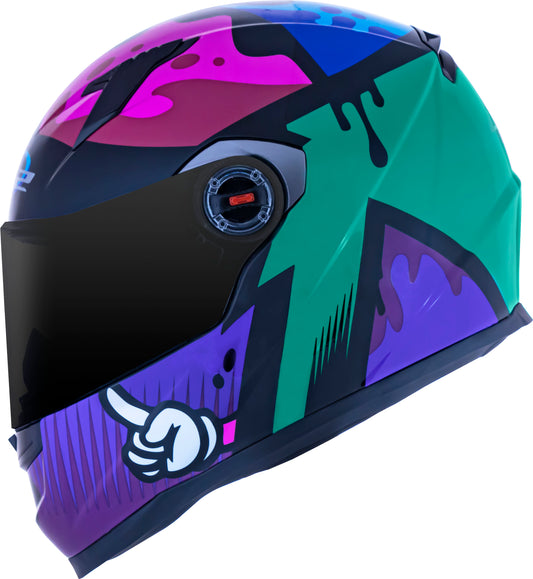Capacete Ls2 Ff358 Classic Masterpiece Turquesa
