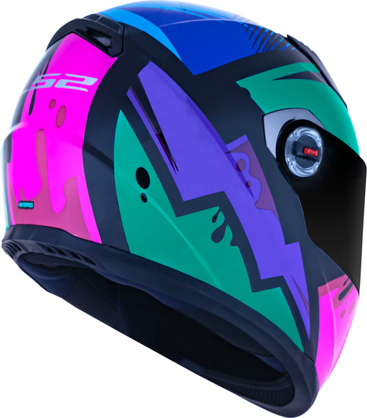 Capacete Ls2 Ff358 Classic Masterpiece Turquesa