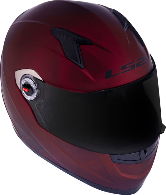 Capacete Ls2 Ff358 Classic Mono Vermelho