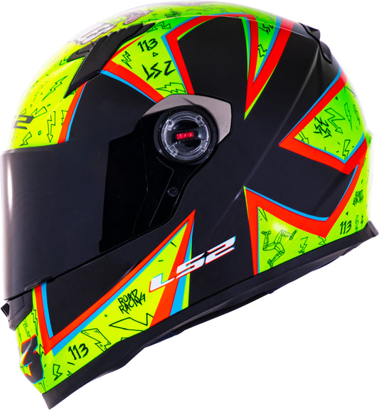 Capacete Ls2 Ff358 Classic Réplica R. Paschoalin Ylw