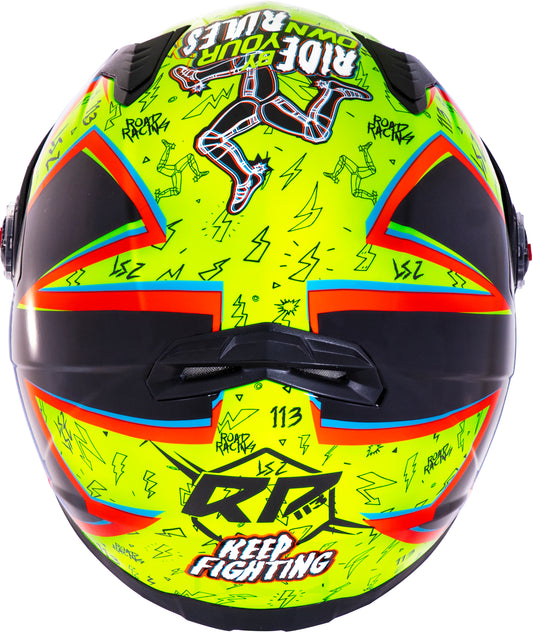 Capacete Ls2 Ff358 Classic Réplica R. Paschoalin Ylw