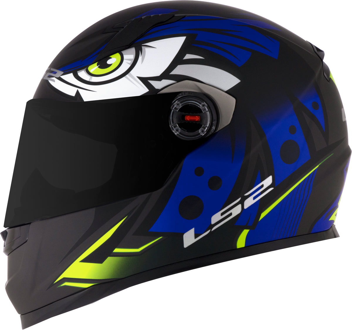 Capacete Ls2 Ff358 Classic Tribal Preto Azul
