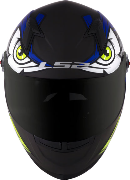 Capacete Ls2 Ff358 Classic Tribal Preto Azul