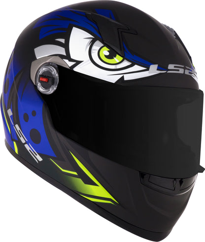 Capacete Ls2 Ff358 Classic Tribal Preto Azul