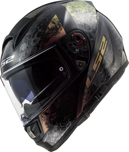 Capacete Ls2 Vector ff397 Swipe Rainbow