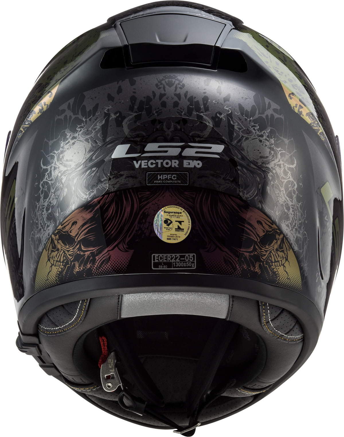 Capacete Ls2 Vector ff397 Swipe Rainbow