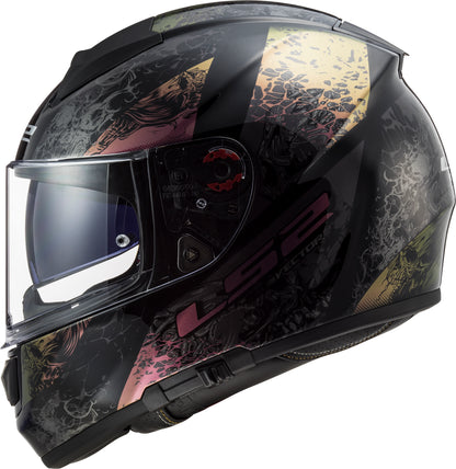 Capacete Ls2 Vector ff397 Swipe Rainbow
