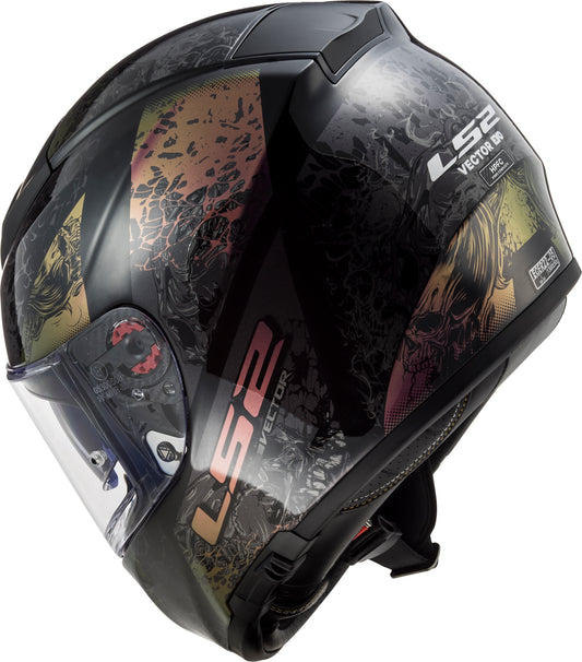 Capacete Ls2 Vector ff397 Swipe Rainbow