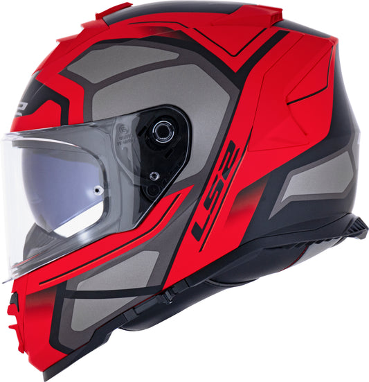 Capacete Ls2 Ff800 Storm Faster Vermelho Tit