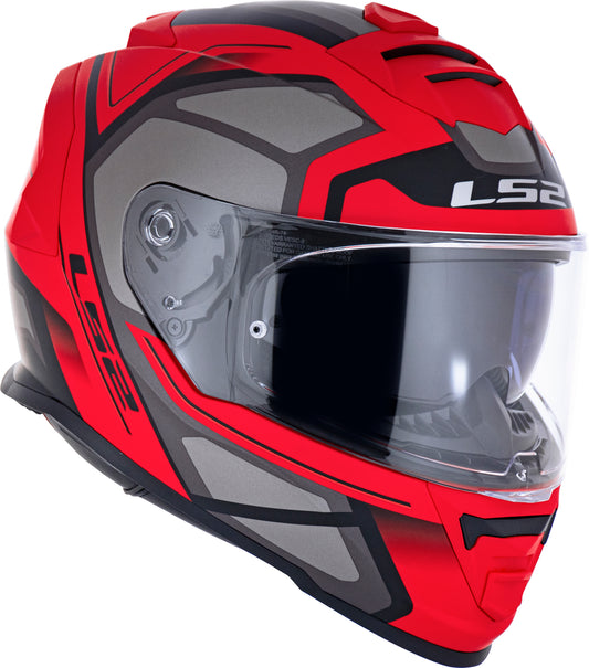 Capacete Ls2 Ff800 Storm Faster Vermelho Tit
