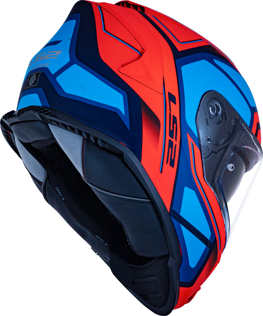 Capacete Ls2 Ff800 Storm Vermelho Azul