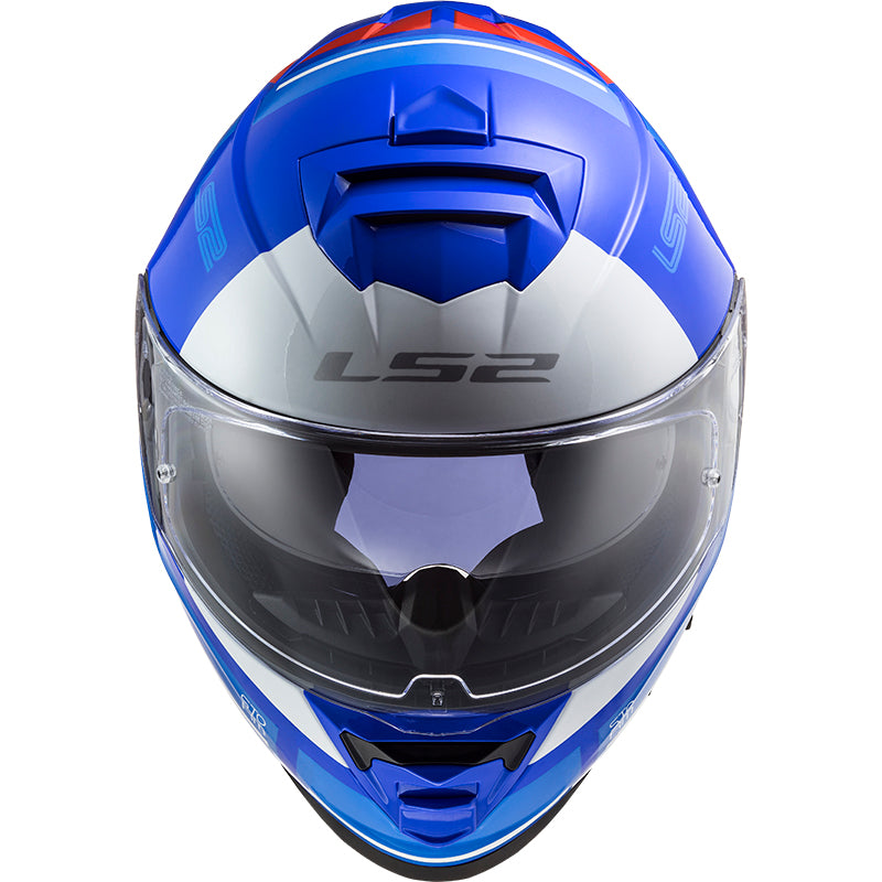 Capacete Ls2 Ff800 Storm Slant Azul Vermelho