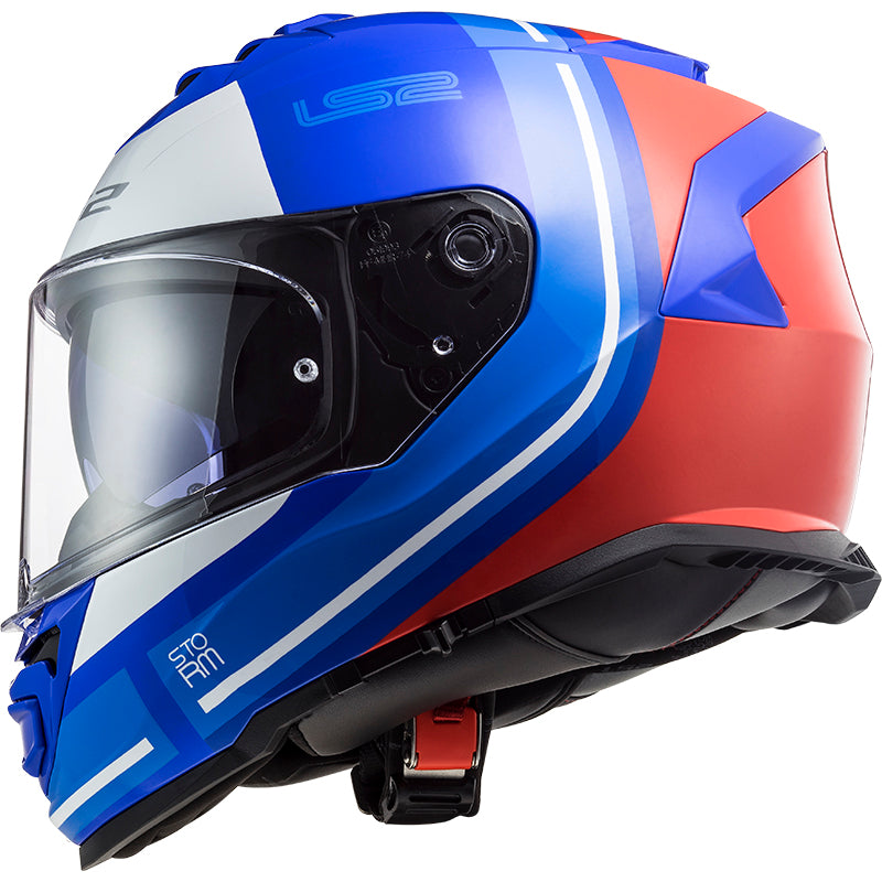 Capacete Ls2 Ff800 Storm Slant Azul Vermelho