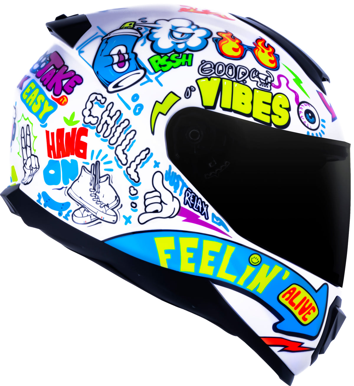Capacete Norisk Razor Vibes Branco