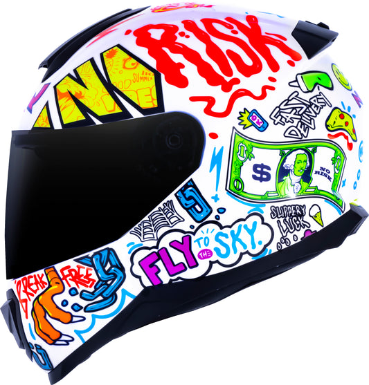 Capacete Norisk Razor Vibes Branco