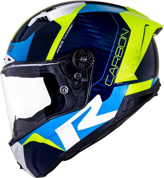 Capacete Ls2 ff805 Thunder Racing 1 Azul