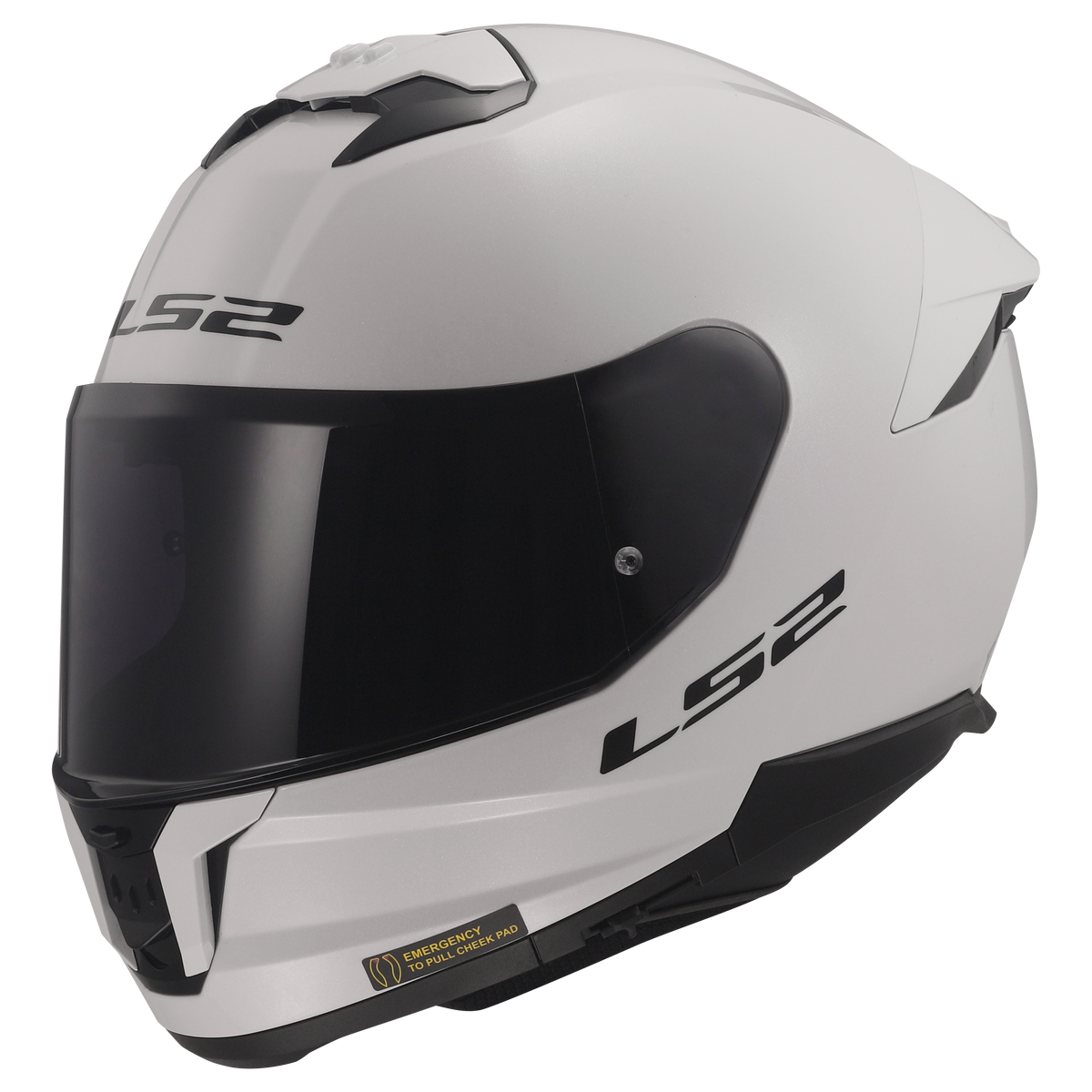 Capacete Ls2 Stream II ff808 Monocolor Branco