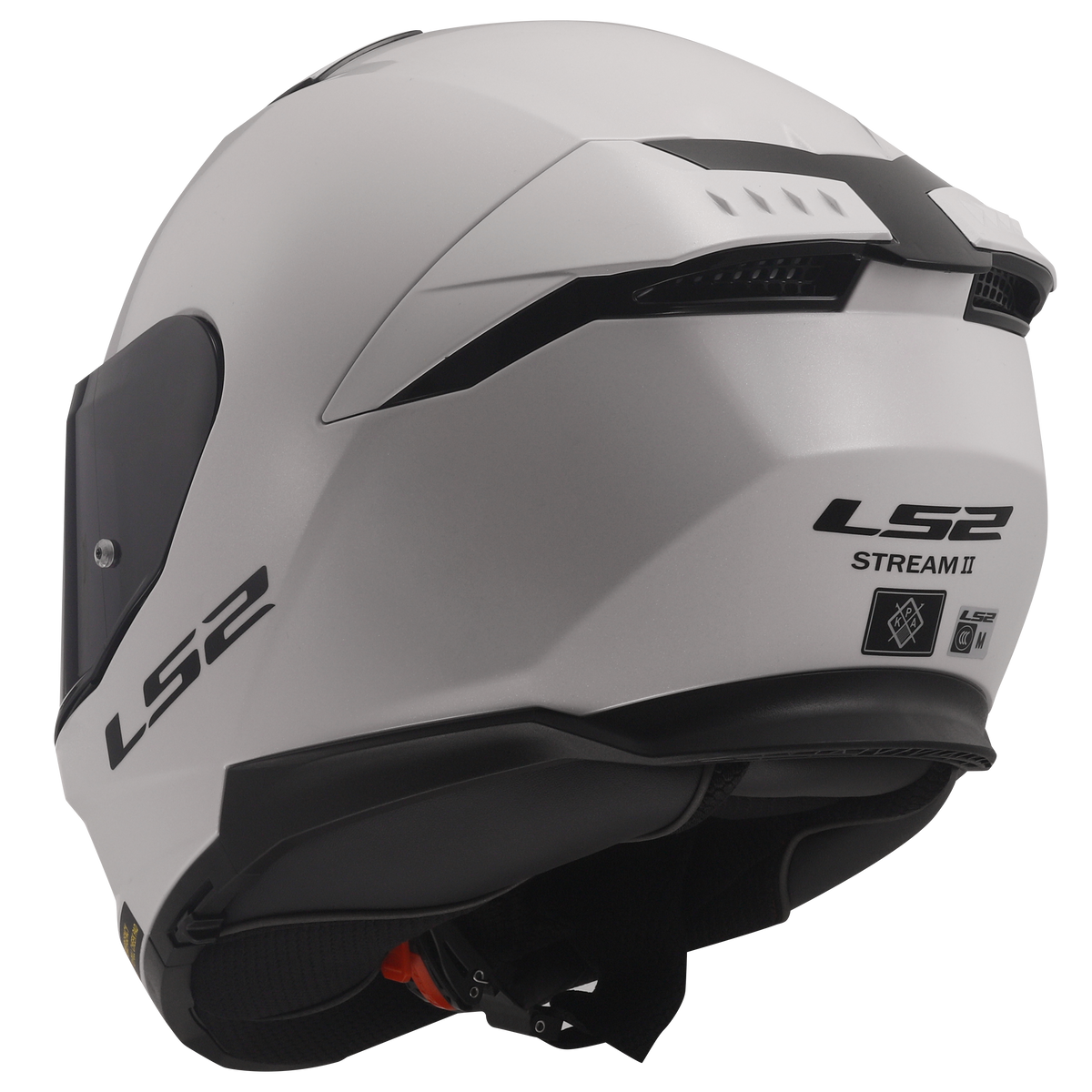 Capacete Ls2 Stream II ff808 Monocolor Branco