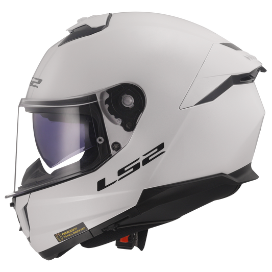 Capacete Ls2 Stream II ff808 Monocolor Branco