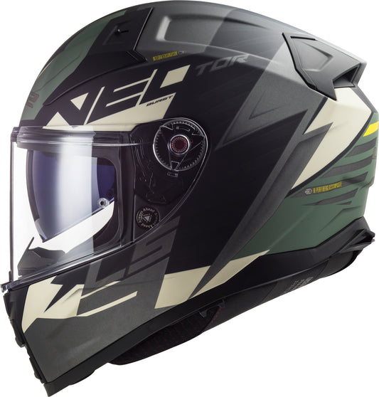 Capacete Ls2 Vector II Absolut Matte Preto Prata