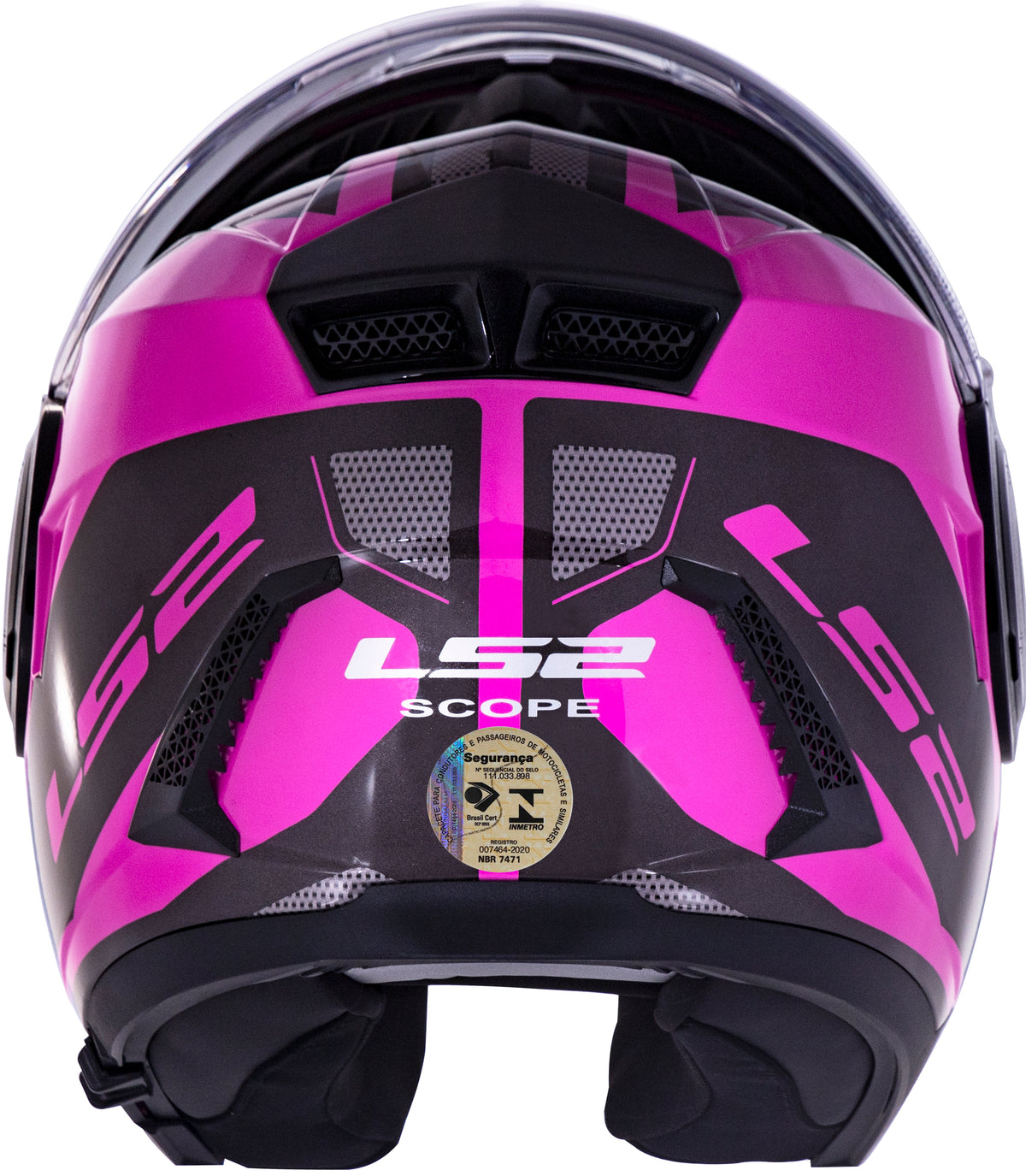 Capacete Ls2 Scope ff902 Mask Preto Rosa