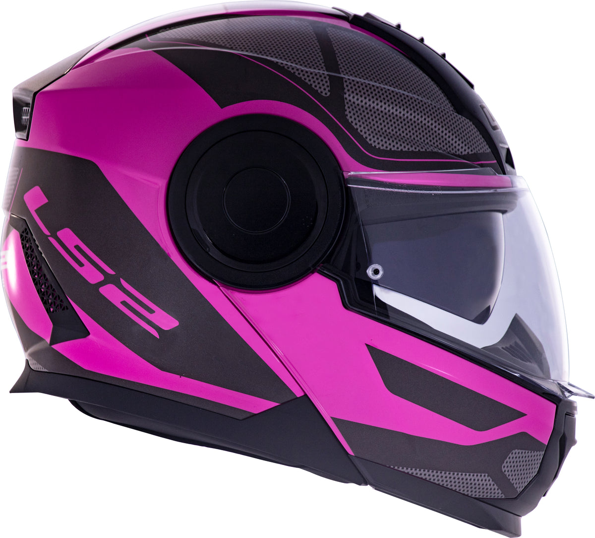 Capacete Ls2 Scope ff902 Mask Preto Rosa