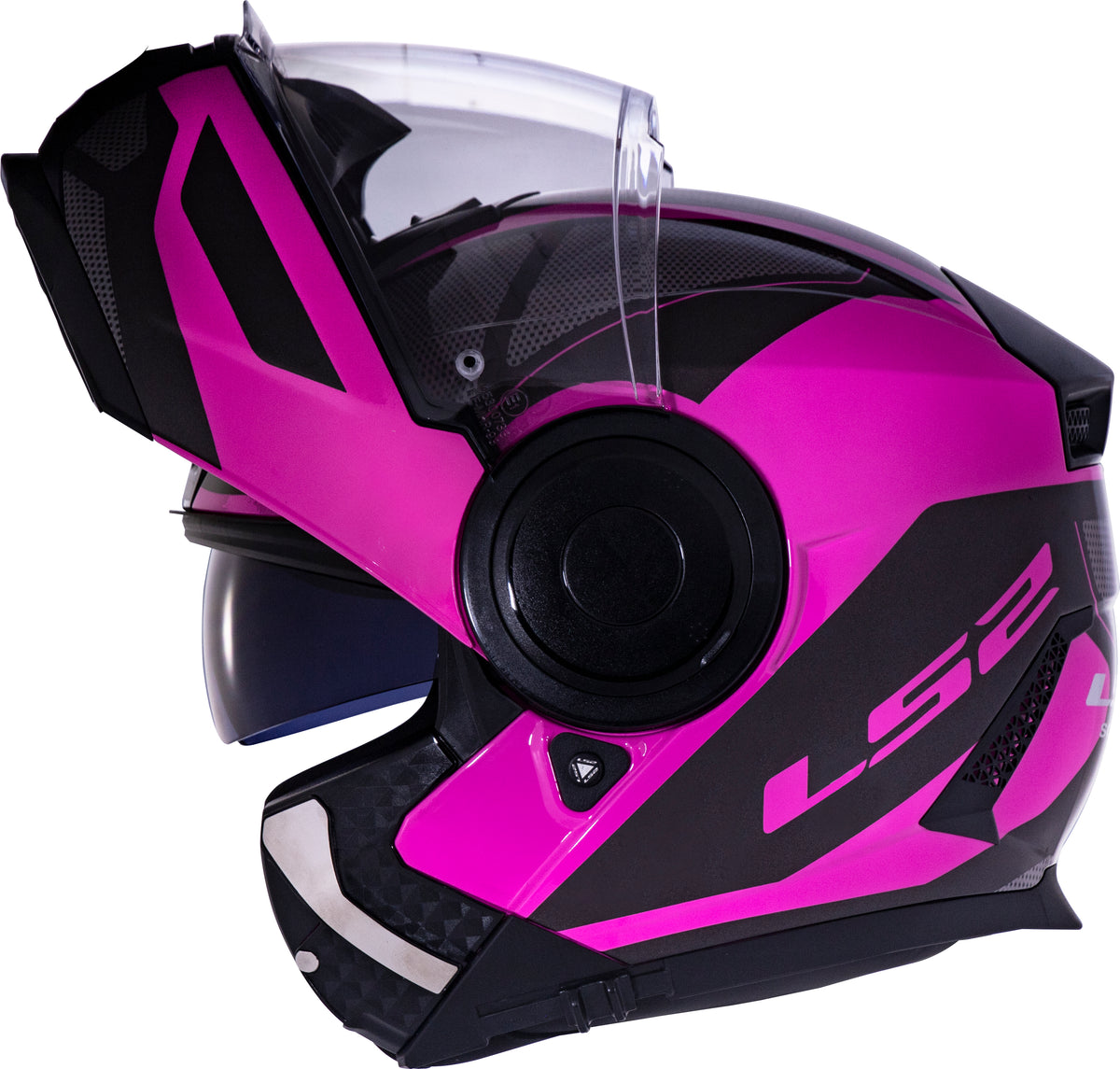 Capacete Ls2 Scope ff902 Mask Preto Rosa