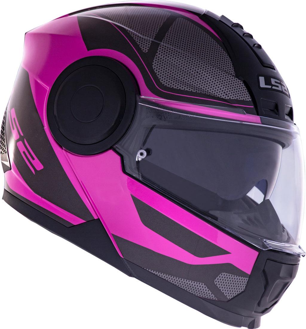Capacete Ls2 Scope ff902 Mask Preto Rosa