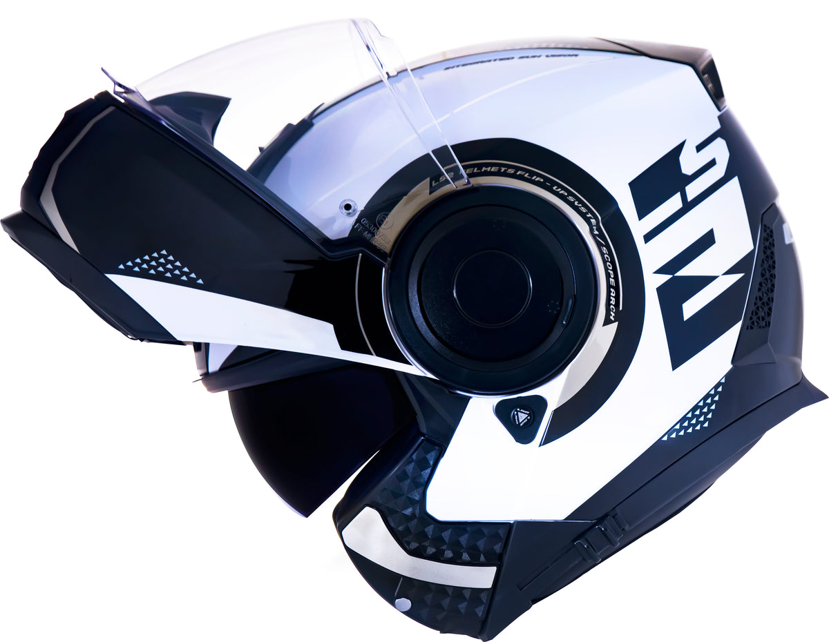 Capacete Ls2 Scope ff902 Arch Branco Titânio
