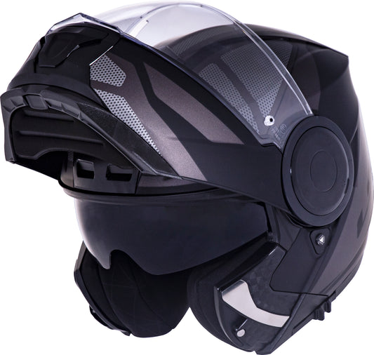 Capacete Ls2 Scope ff902 Mask Preto Titânio