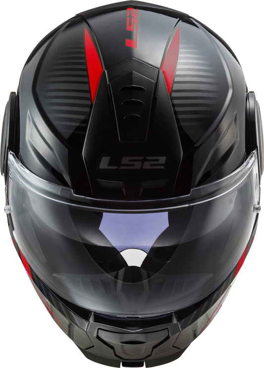Capacete Ls2 Scope ff902 Skid Preto Vermelho
