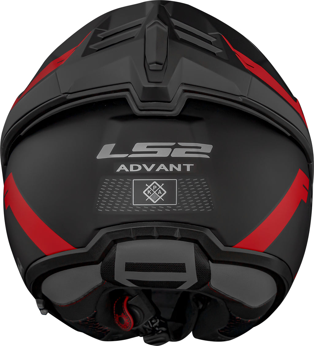 Capacete Ls2 Ff906 Advant Bend Preto Vermelho
