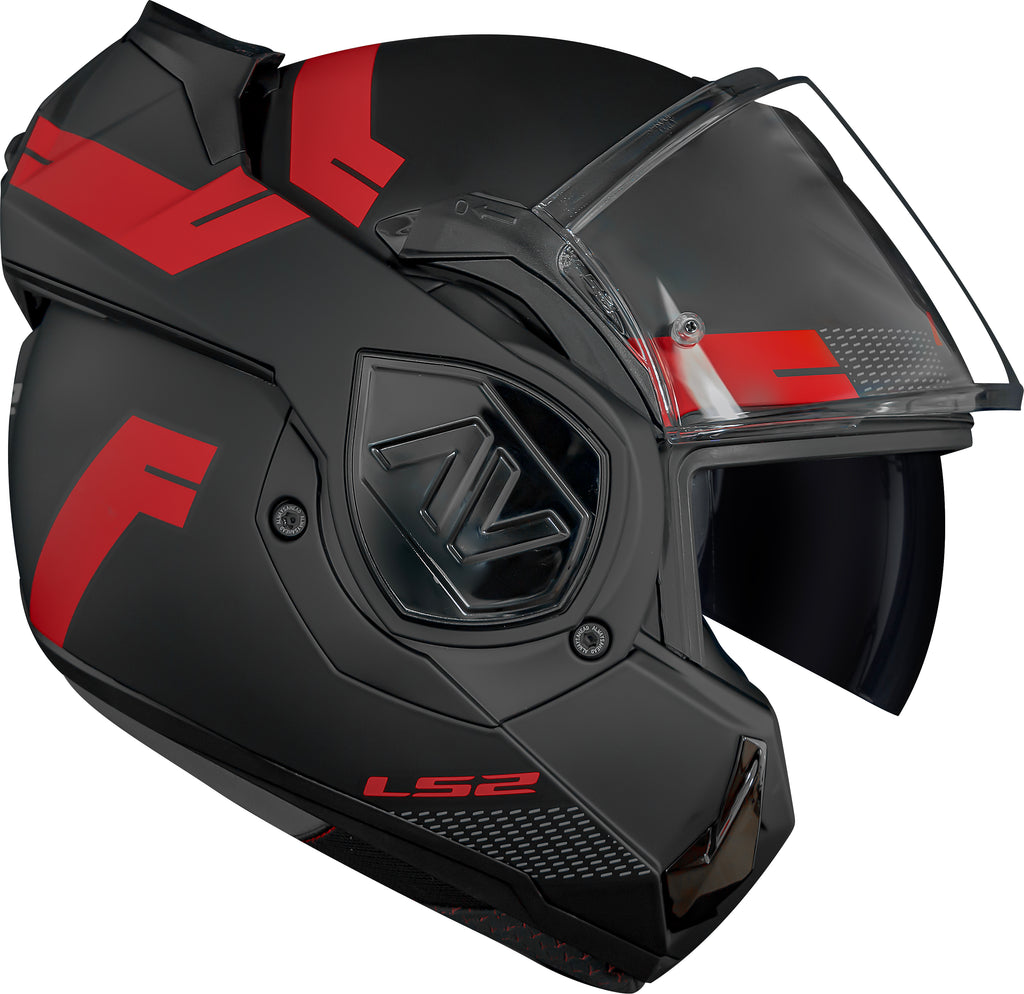 Capacete Ls2 Ff906 Advant Bend Preto Vermelho