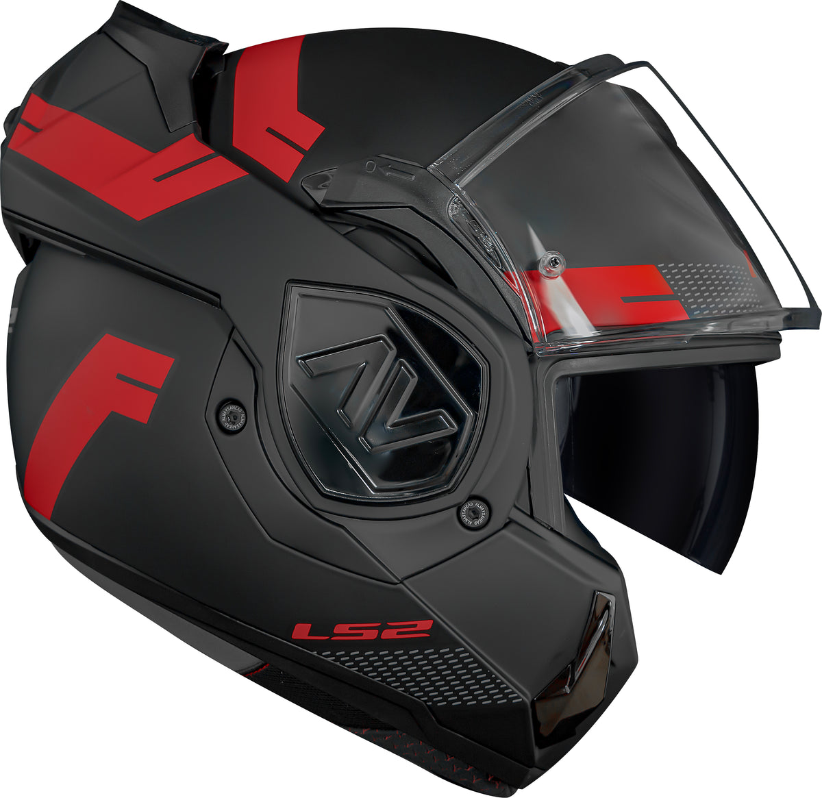 Capacete Ls2 Ff906 Advant Bend Preto Vermelho