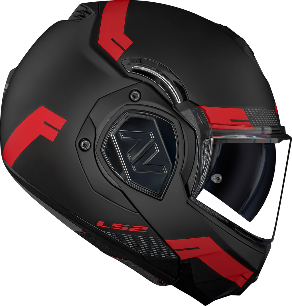 Capacete Ls2 Ff906 Advant Bend Preto Vermelho