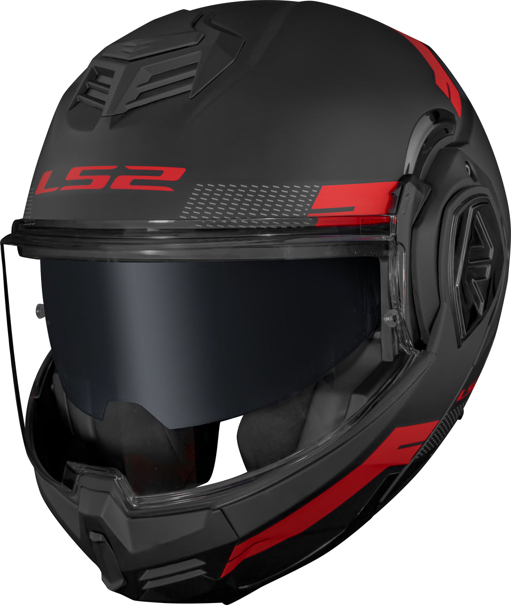 Capacete Ls2 Ff906 Advant Bend Preto Vermelho