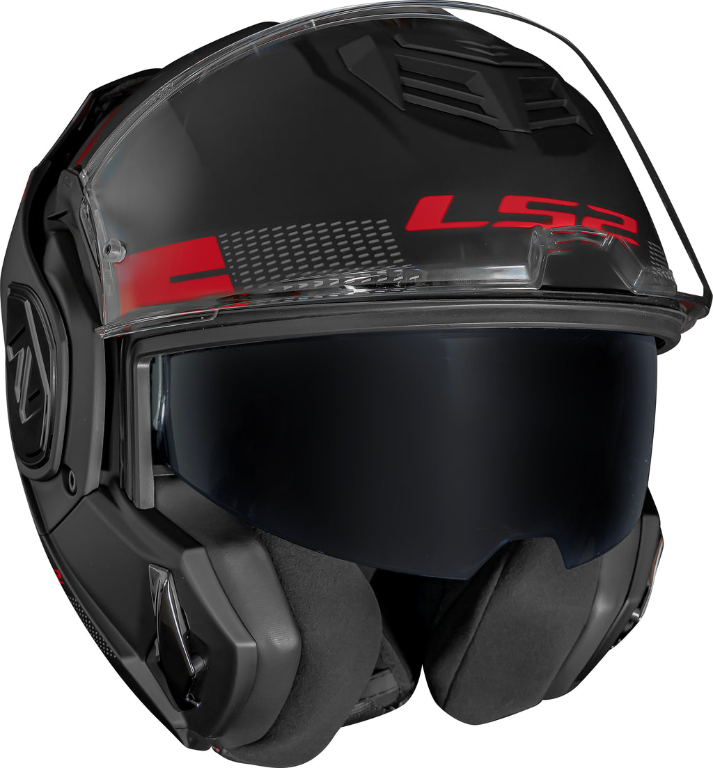 Capacete Ls2 Ff906 Advant Bend Preto Vermelho