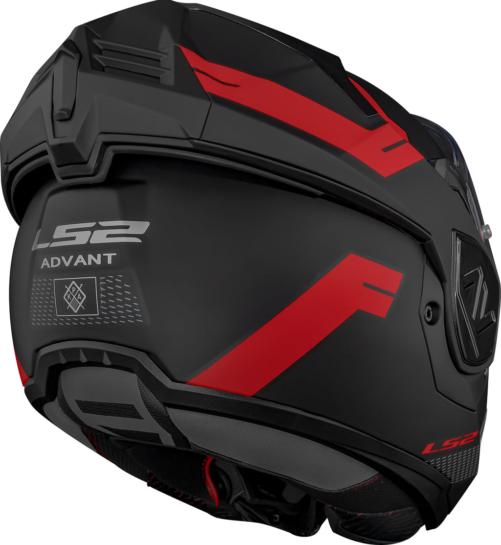 Capacete Ls2 Ff906 Advant Bend Preto Vermelho