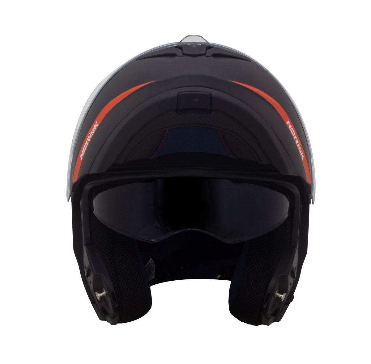 Capacete Norisk Force Simplicity Preto Vermelho