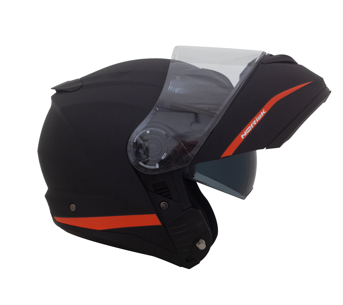 Capacete Norisk Force Simplicity Preto Vermelho
