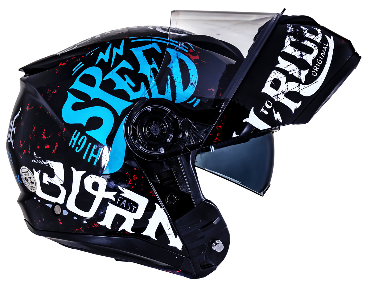 Capacete Norisk Force Monocolor Born To Ride Azul