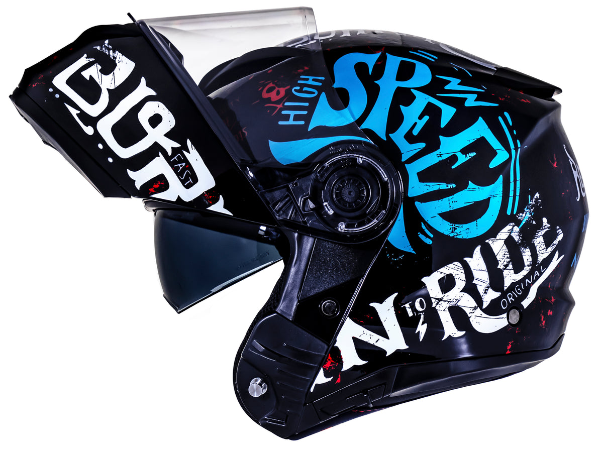 Capacete Norisk Force Monocolor Born To Ride Azul