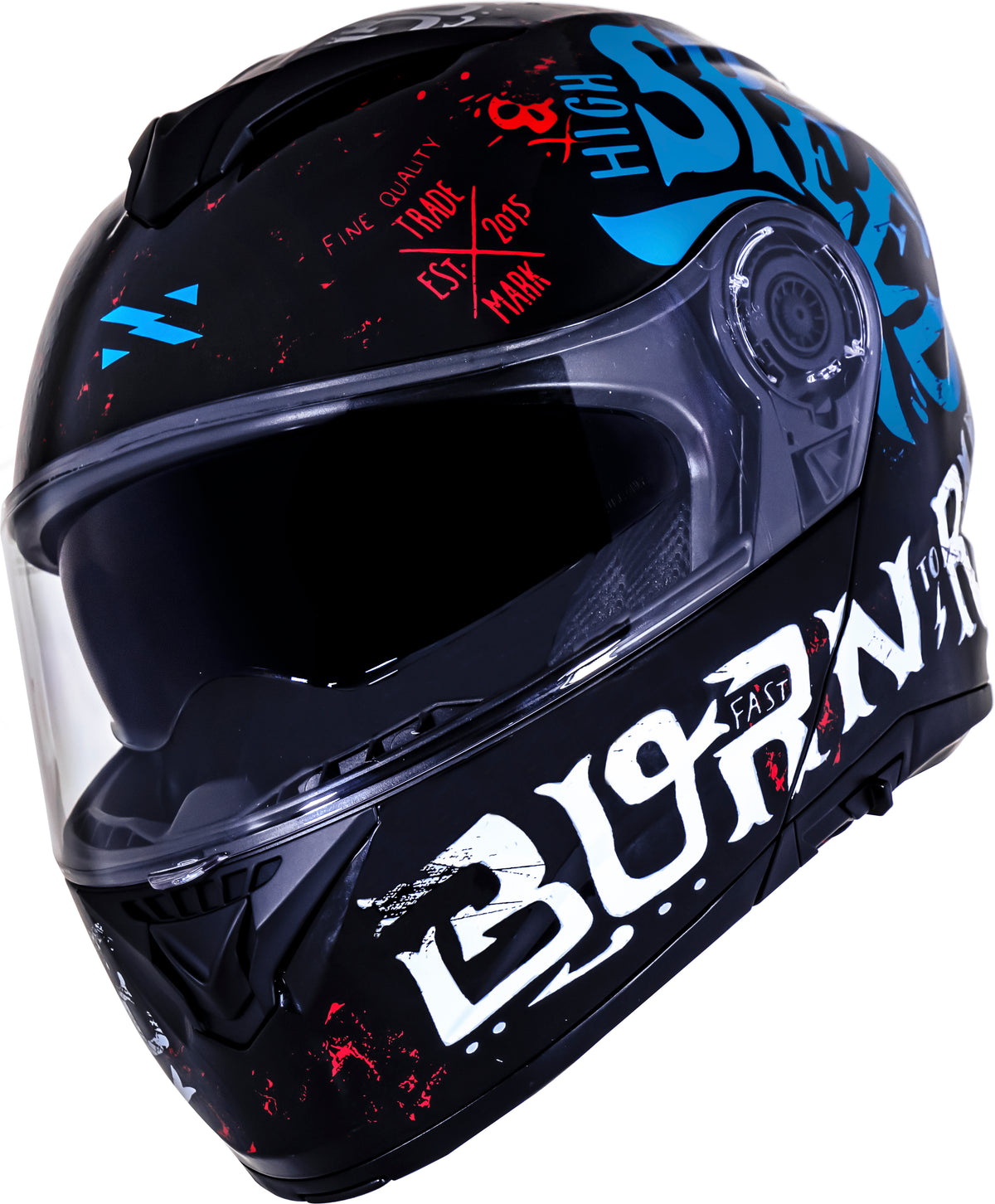 Capacete Norisk Force Monocolor Born To Ride Azul