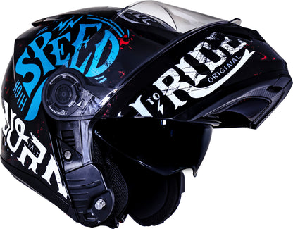 Capacete Norisk Force Monocolor Born To Ride Azul
