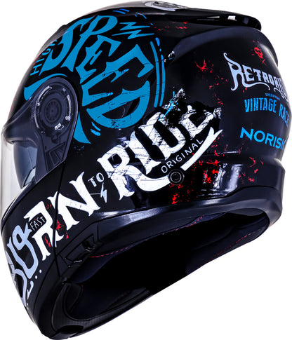 Capacete Norisk Force Monocolor Born To Ride Azul